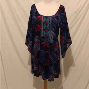 Roxy boho floral dress sz small